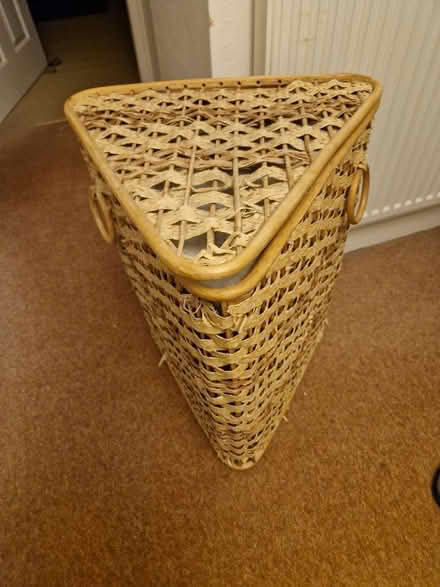 Photo of free Wicker laundry basket (Hersham KT12) #1