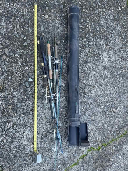 Photo of free Fishing rods with case (Off Grove near Foothill) #1