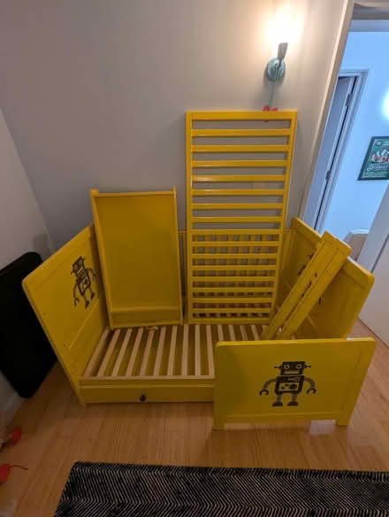 Photo of free Cosatto Story Cot & Toddler Bed Frame in Robot (Richmond TW10) #1