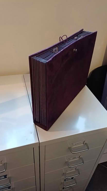 Photo of free Purple suede document folder (Leeds LS8) #1