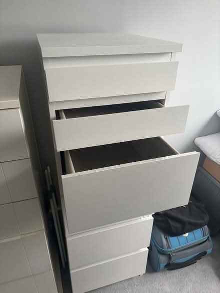 Photo of free Tall white furniture unit (Al4) #2