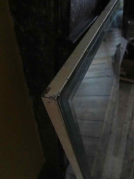 Photo of free plain glass mirror on wood back (Finchley N12) #2