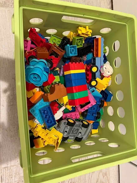 Photo of free Crate of Lego Duplos (Capitol Hill SE / Hill East) #1