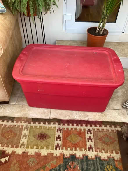 Photo of free Large, sturdy red container (BN43) #1