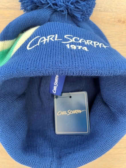 Photo of free Carl Scarpa cosy bobble hat, (Theale RG7) #2