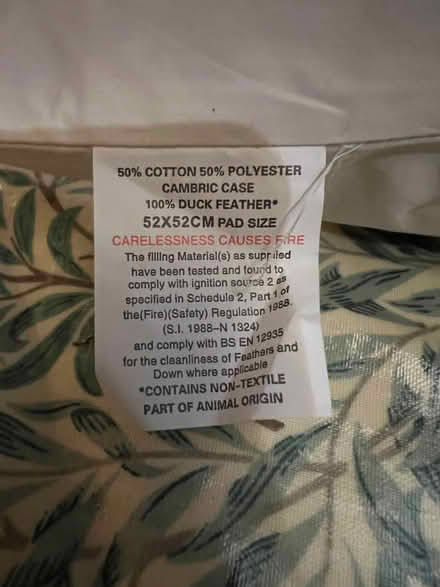 Photo of free Cushion inners (Sheffield Park TN22) #2