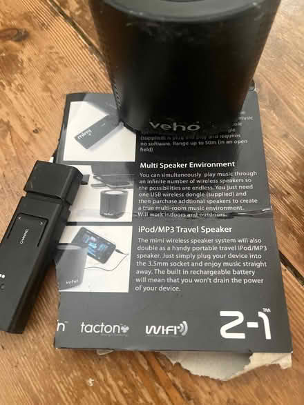 Photo of free 2 speakers mini and travel (East Didsbury/Burnage) #2