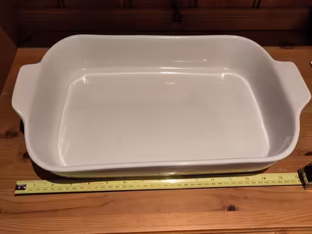 Photo of free White ceramic oven proof dish (Berkhamsted HP4) #1