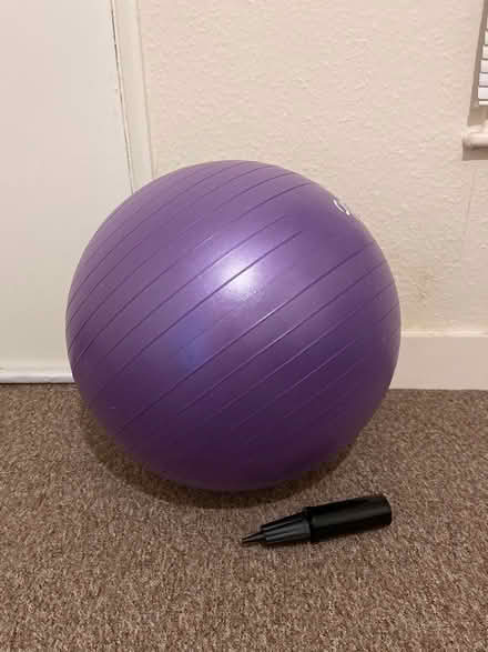 Photo of free Big pilates ball and its pump (Central Reading RG1) #1