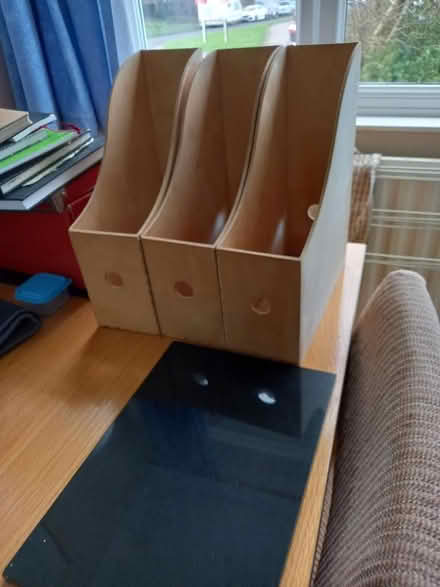 Photo of free Wooden box files (Lancing BN15) #1