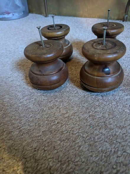 Photo of free Wooden chest of draw legs and knobs (Worthing) #3