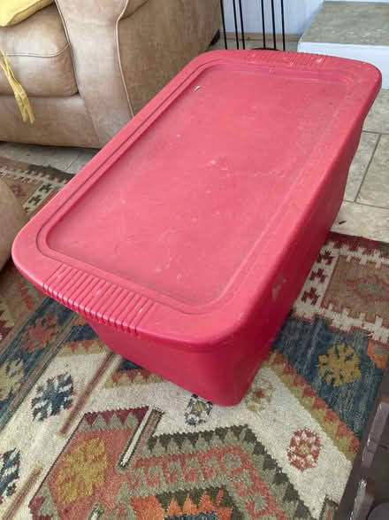 Photo of free Large, sturdy red container (BN43) #2