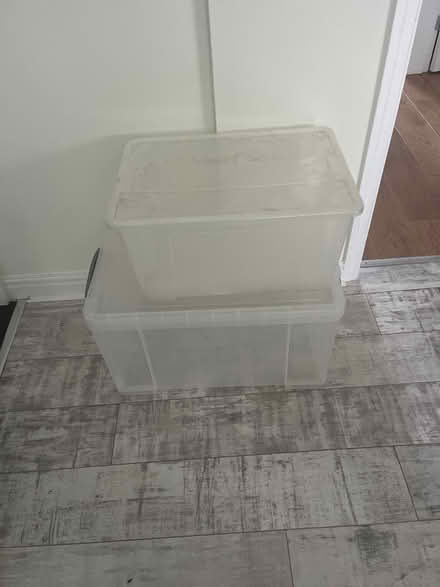 Photo of free 2 sturdy storage boxes (Ramsbottom BL0) #1