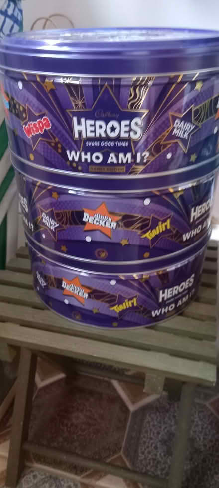 Photo of free Chocolate tins - EMPTY! (Hopwood B48) #1