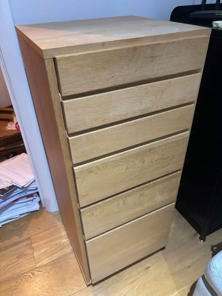 Photo of free Oak filing cabinet (Wandsworth Common) #1