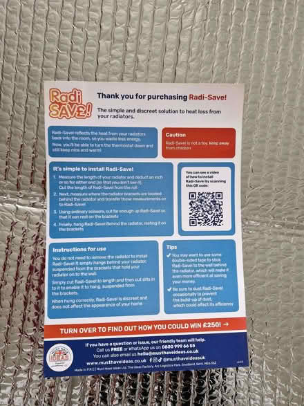 Photo of free Radisave radiator insulation (Park District G3) #1