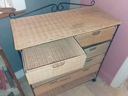 Photo of free Wicker storage shelving (Eastbourne BN20) #3