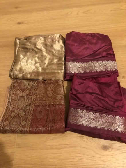 Photo of free Cushion covers gold and plum (Stroud GL5) #1
