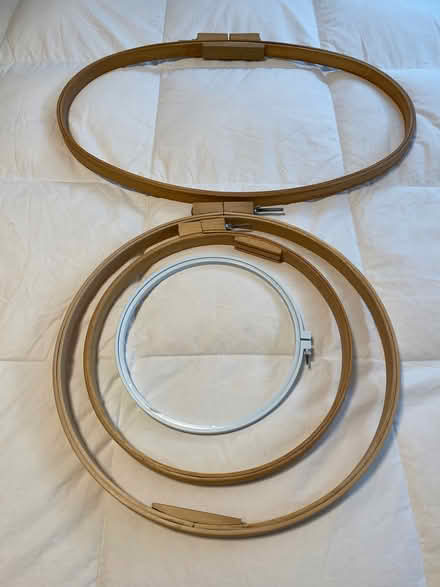 Photo of free Quilting Hoops (4) (Cedar Grove, Fairview Ave.) #1