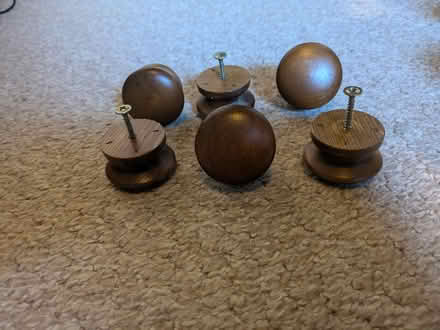 Photo of free Wooden chest of draw legs and knobs (Worthing) #2