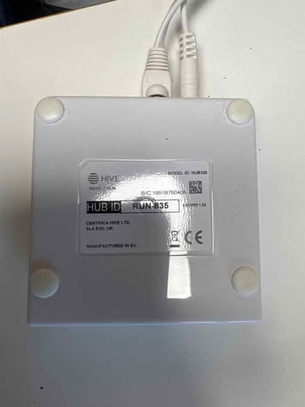Photo of free Hive thermostat and hub (HP1) #4