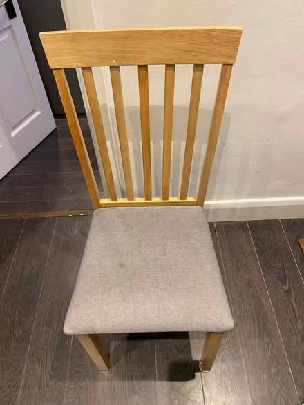 Photo of free 6 oak dining chairs (Bexley Village, DA5) (Bexley DA5) #1