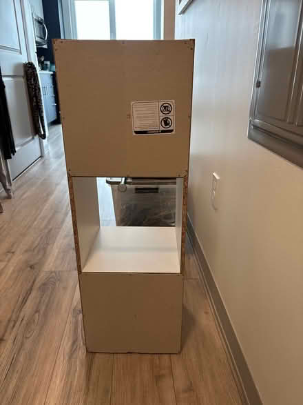 Photo of free Shelf with storage bins (South Side Pittsburgh) #3