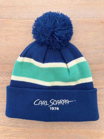 Photo of free Carl Scarpa cosy bobble hat, (Theale RG7) #1