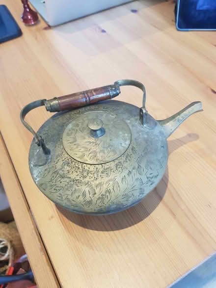 Photo of free Metal decorative tea pot (Stocksbridge S36) #3