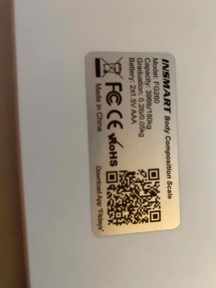 Photo of free Body composition scales (Bosham) #2