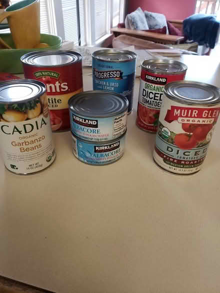 Photo of free Misc lightly expired canned goods (Phinney Ridge) #1