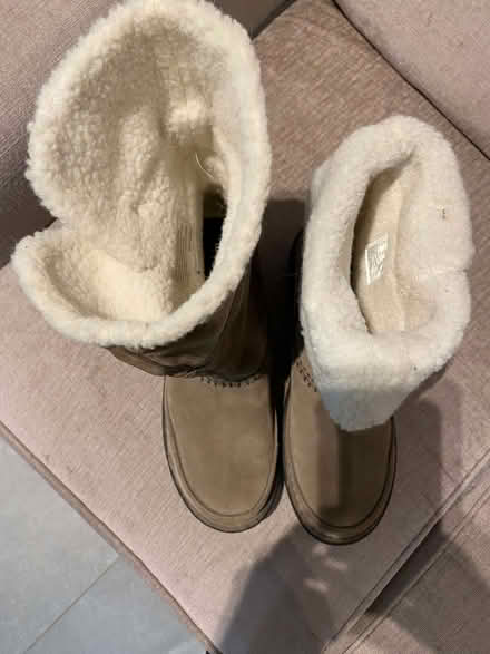 Photo of free Pair of Clarks suede and wool lined boots Size UK 7 1/2 (Epping CM16) #4