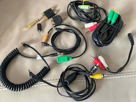 Photo of free Lot of AV cables and adapters (Crowborough TN6 Pleasant View) #1