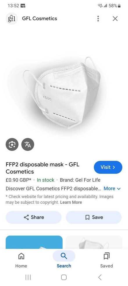 Photo of FFP2/3 Masks (BN3 Hove) #1