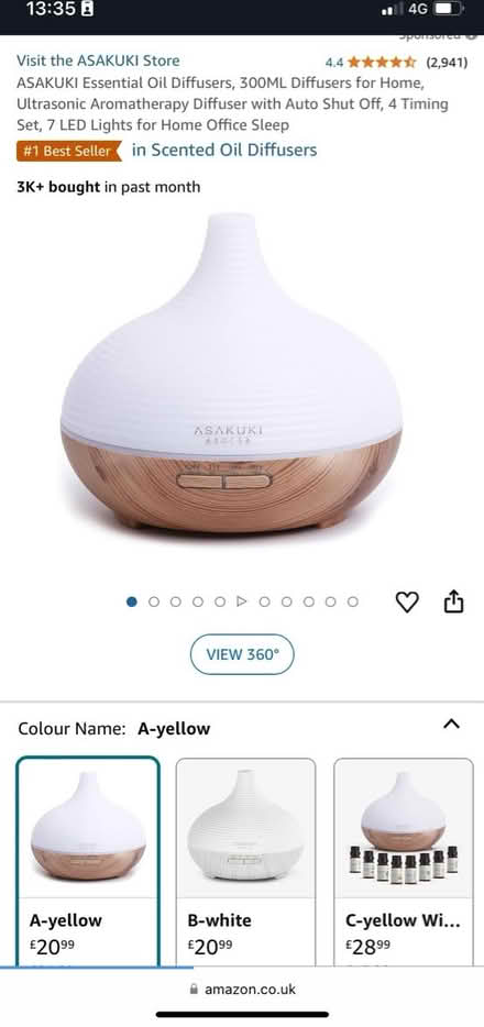 Photo of free Asakuki Essential Oil Diffuser (Brixton SW9) #1