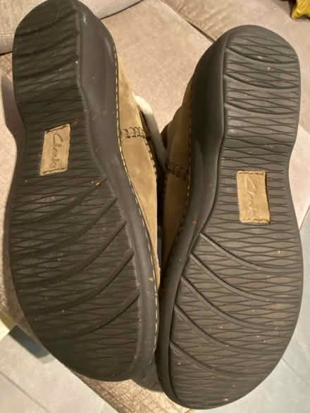 Photo of free Pair of Clarks suede and wool lined boots Size UK 7 1/2 (Epping CM16) #2