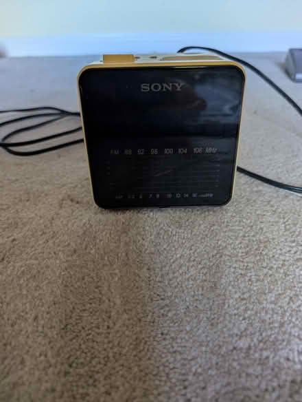 Photo of free Sony clock/radio (Cupertino/Saratoga border) #2