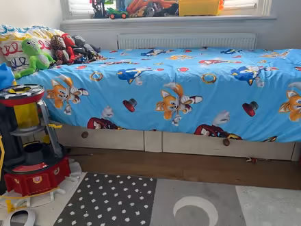 Photo of free Single divan bed base 2 drawers (Enfield N21) #1