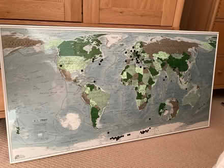 Photo of free World map with magnetic discs (Penrith CA11) #1