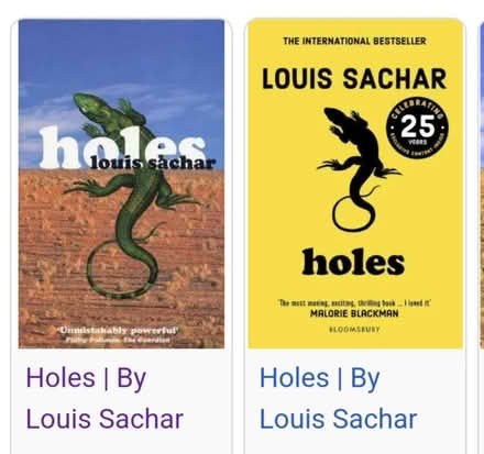 Photo of Holes by Louis Sachar (WD6) #1