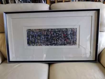 Photo of free Large Framed print -needs new glass (Hanworth RG12) #1