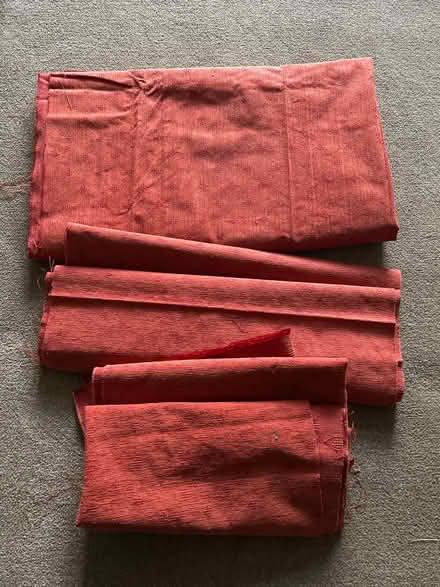 Photo of free Rust colour quality draylon fabric (Mansfield nottinghamshire) #2