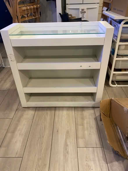 Photo of free White shelf with glass too (UW area) #1