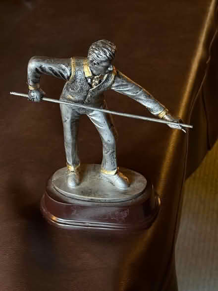 Photo of free pool/billiard trophy (Woburn - four corners) #1