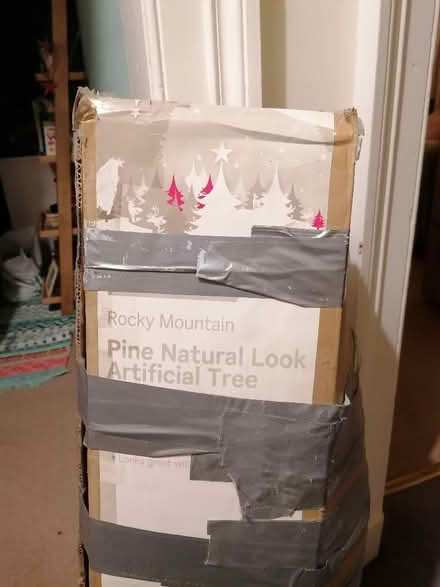 Photo of free 6ft Artificial Christmas Tree and tree lughts (Stockbridge EH4) #2