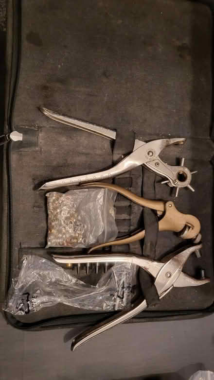 Photo of free Leather hole set (Worcester) #1