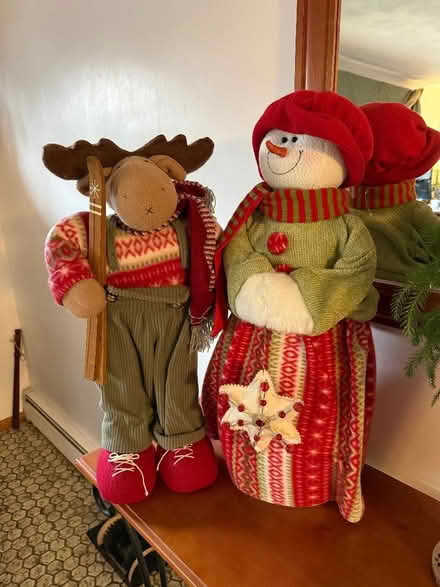 Photo of free Seasonal -moose/snowwoman (Woburn - four corners) #1