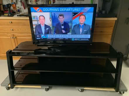 Photo of free 37” TV and Entertainment Center (Milford, NJ) #1