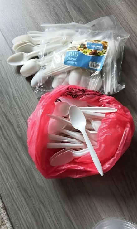 Photo of free Plastic spoons (Hertford SG14) #1