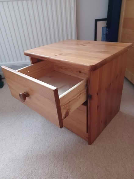 Photo of free Pine bedside table (Sale M33) #2